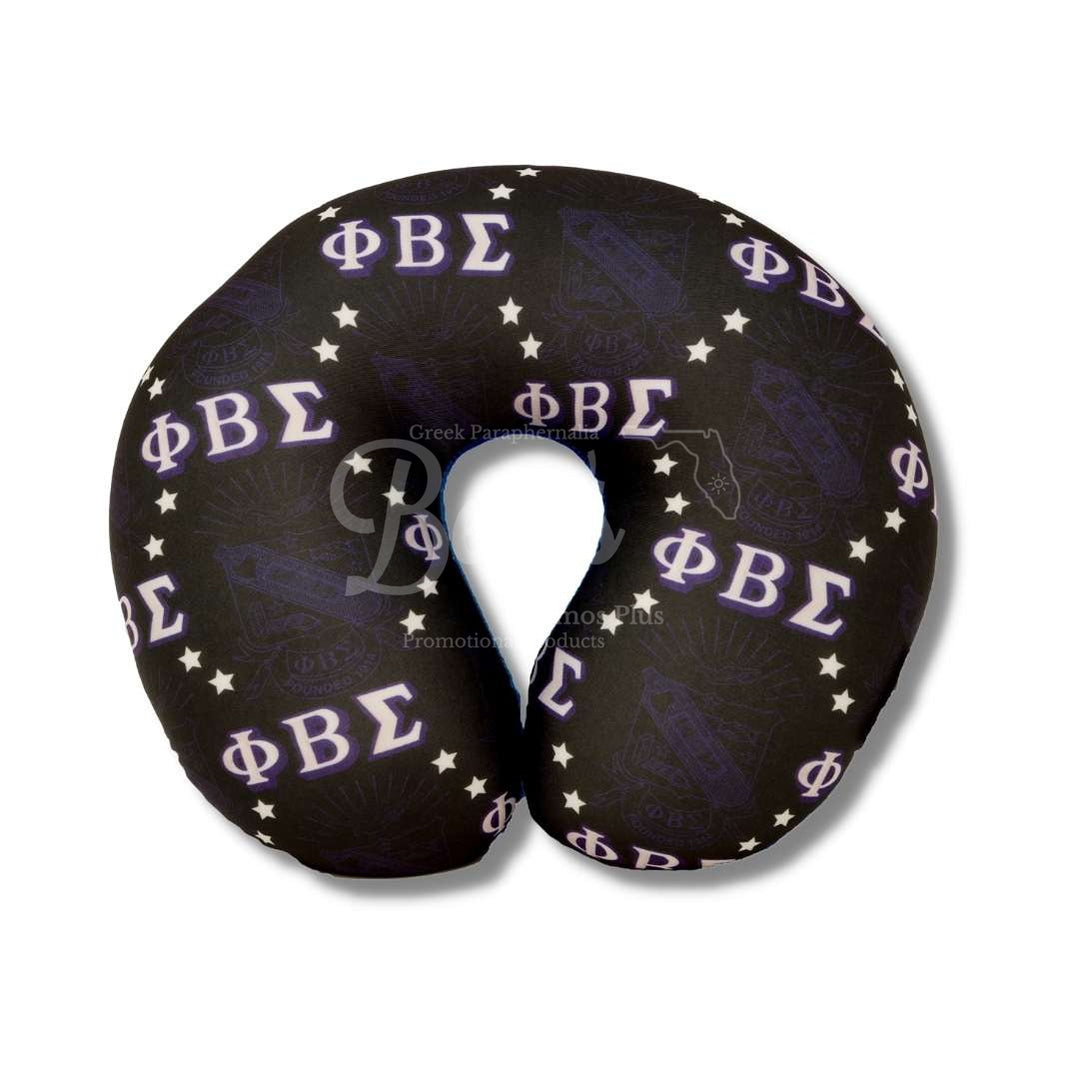 Phi Beta Sigma Φβς Plush Travel Neck Pillow