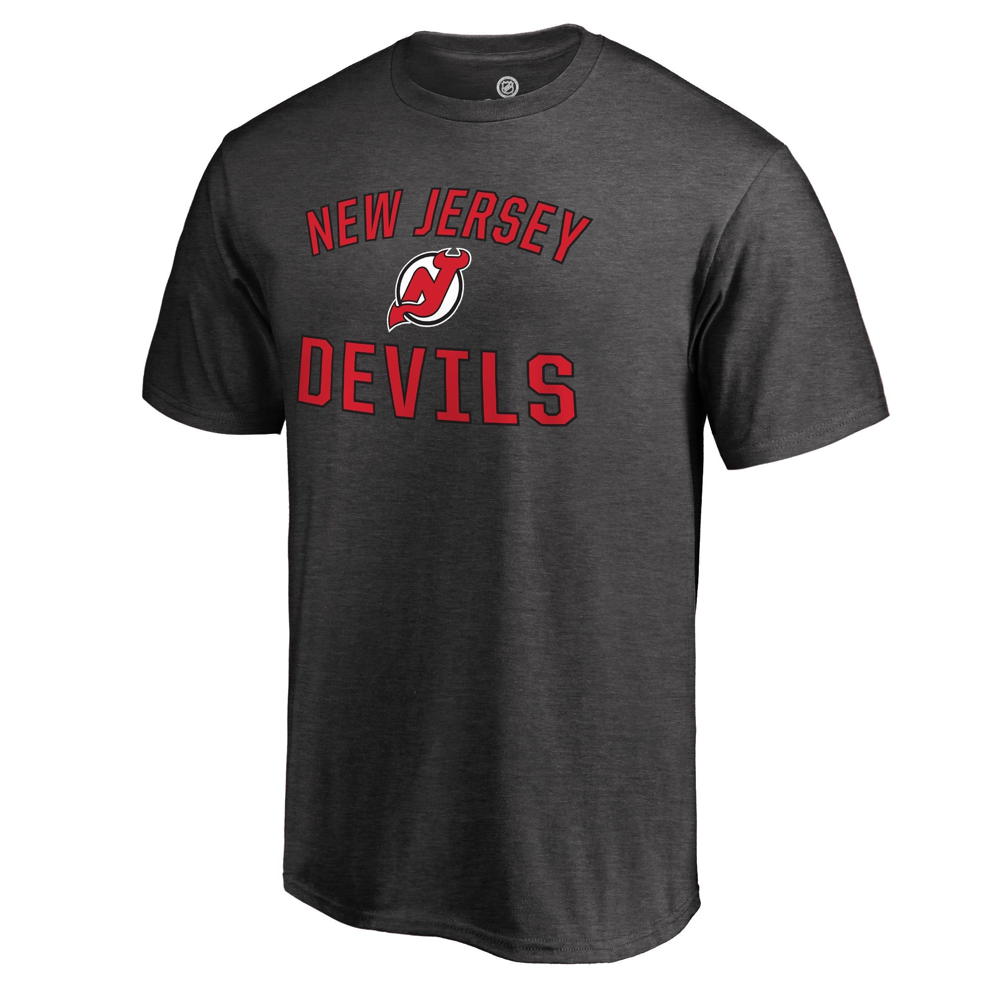 Men’S Fanatics Branded Heathered Gray New Jersey Devils Victory Arch T-Shirt