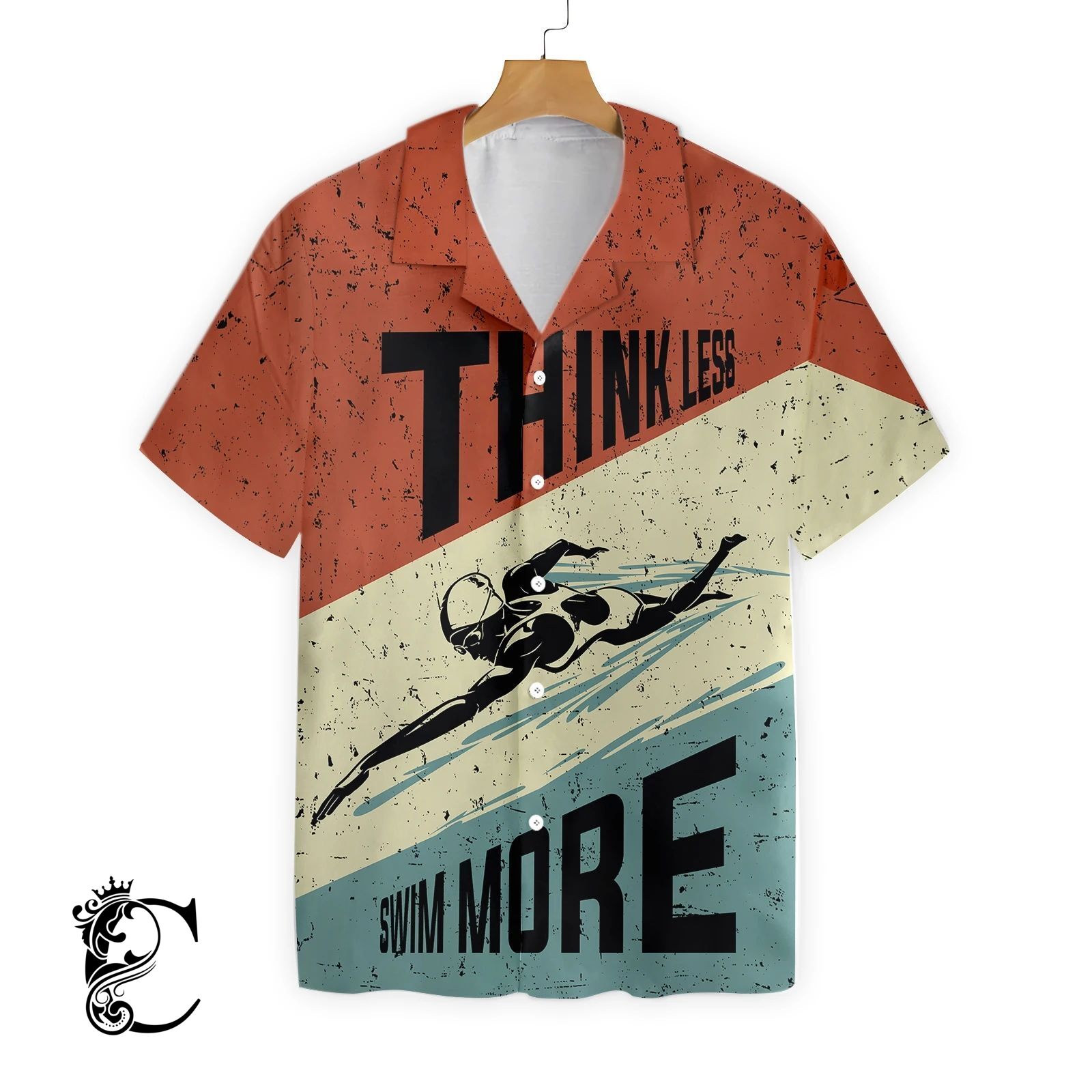 Think Less Swim More Ez14 1702 Hawaiian Shirt