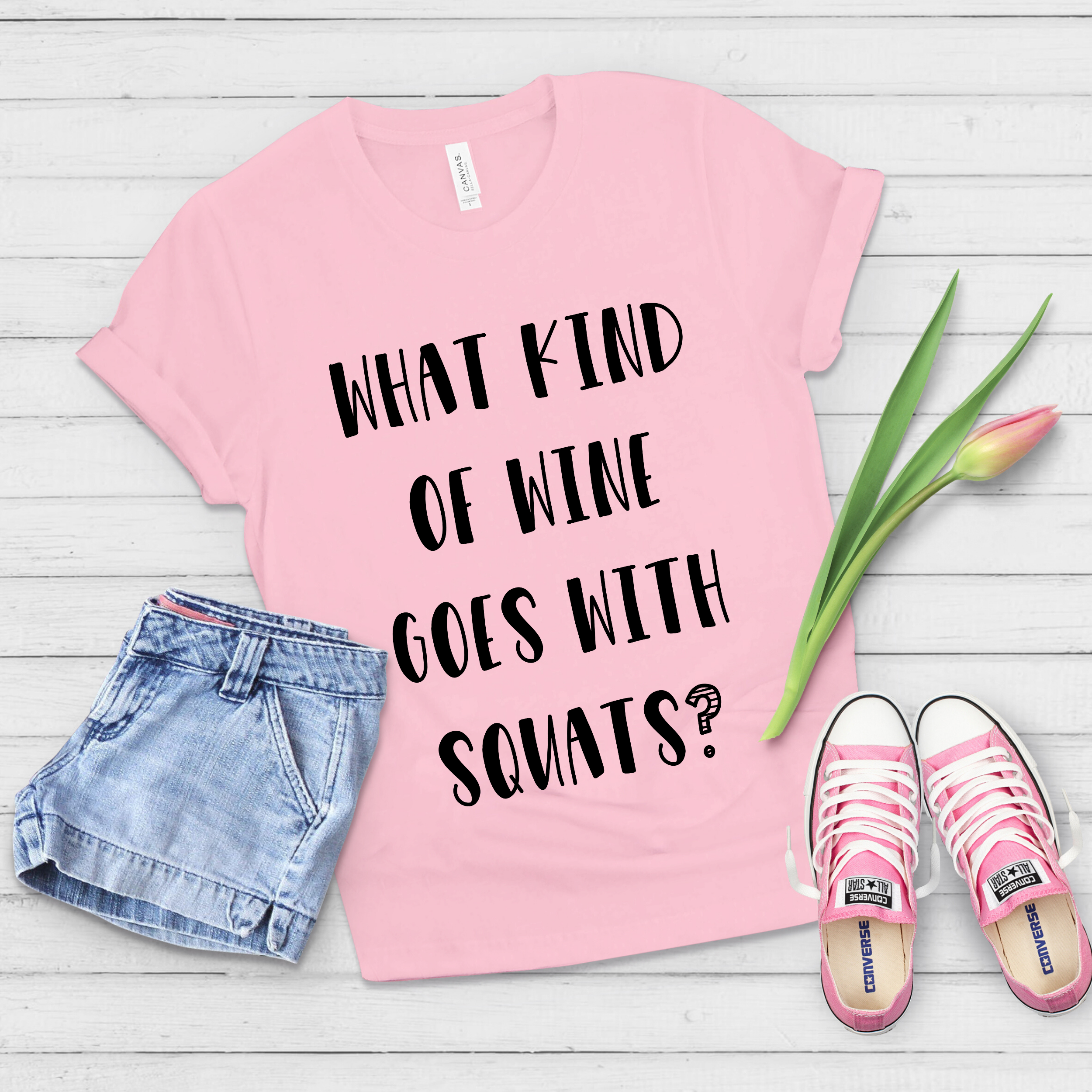 What Kind Of Wine Goes With Squats Gym Shirt