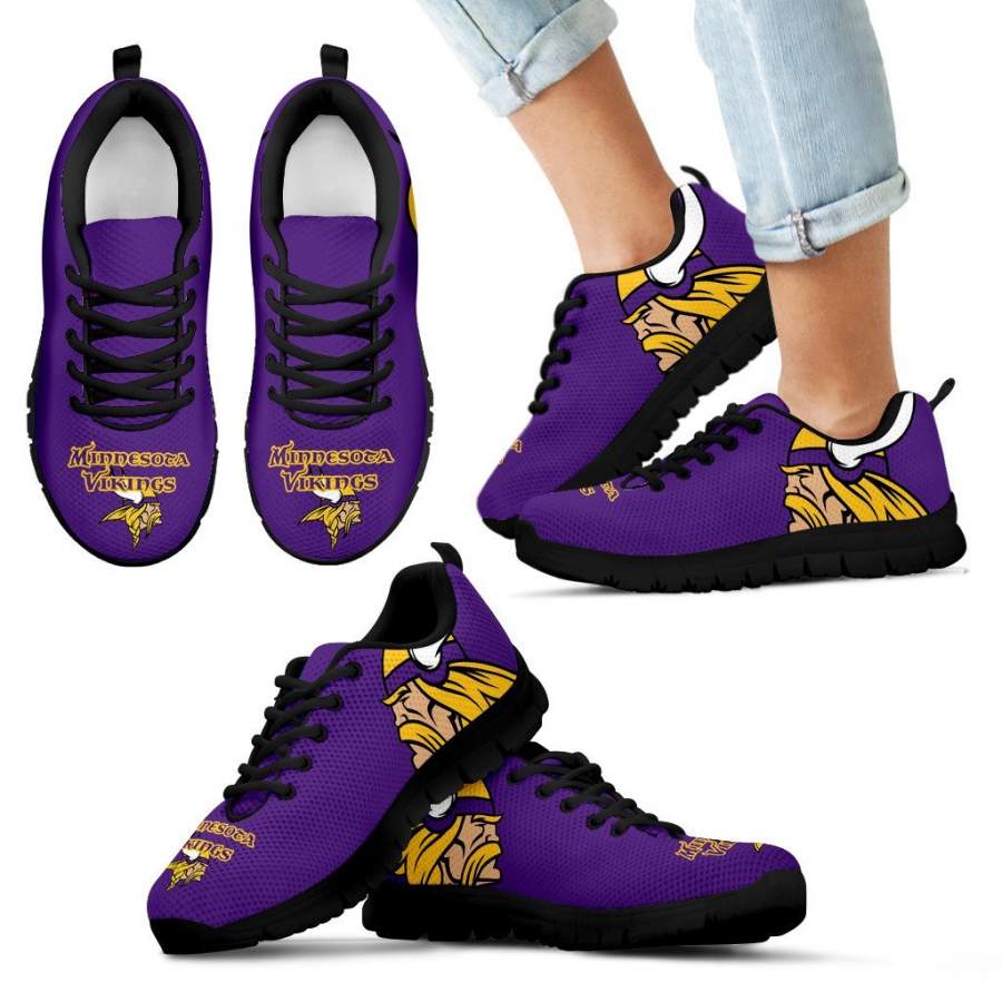 Gorgeous Logo Minnesota Vikings Sneakers