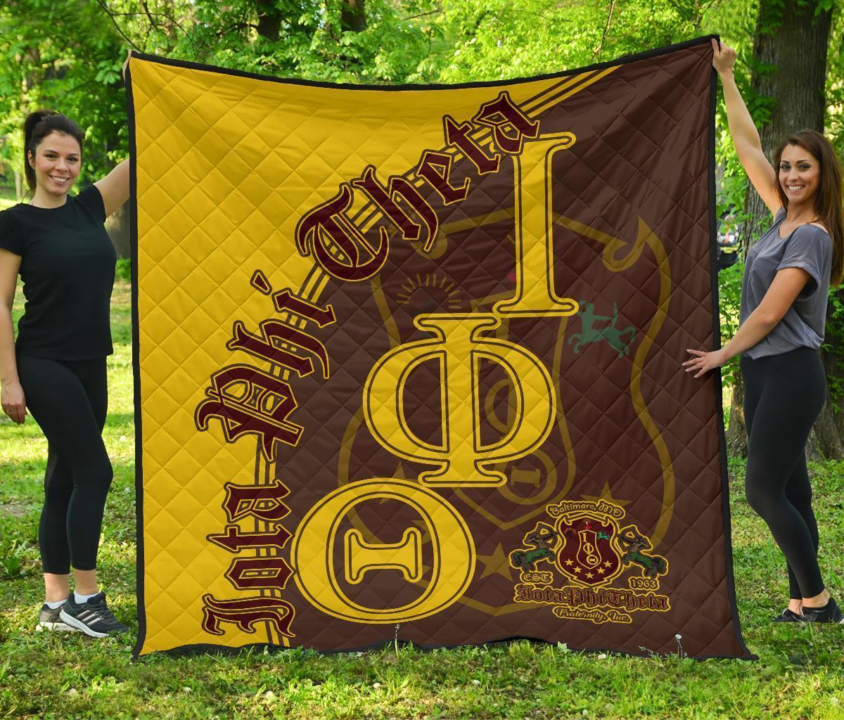 Iota Phi Theta Premium Quilt Personalised Style