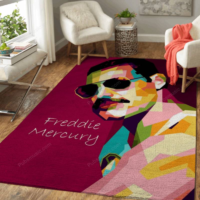 Freddie Mercury artis – Pop Art Area Rug Carpet