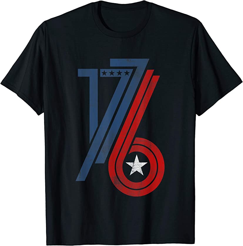 1776 Patriotic Vintage USA America 4th of July Independence T-Shirt