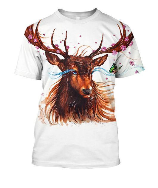 Brown Art Deer 3D All Over Print | Unisex | Adult | Ht2437