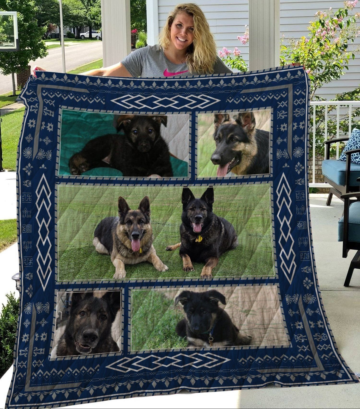 German Shepherd 1 3D Quilt Blanket HGM11