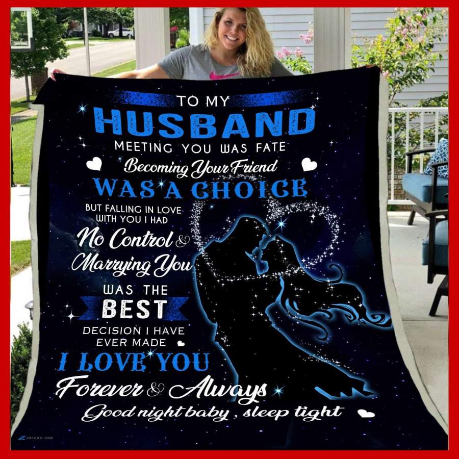 I Love You Forever And Always Gift For Husband Blanket