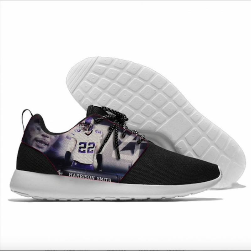 Harrison Smith 22 – Mens And Womens Minnesota Vikings Lightweight Sneakers, Vikings Running Shoes