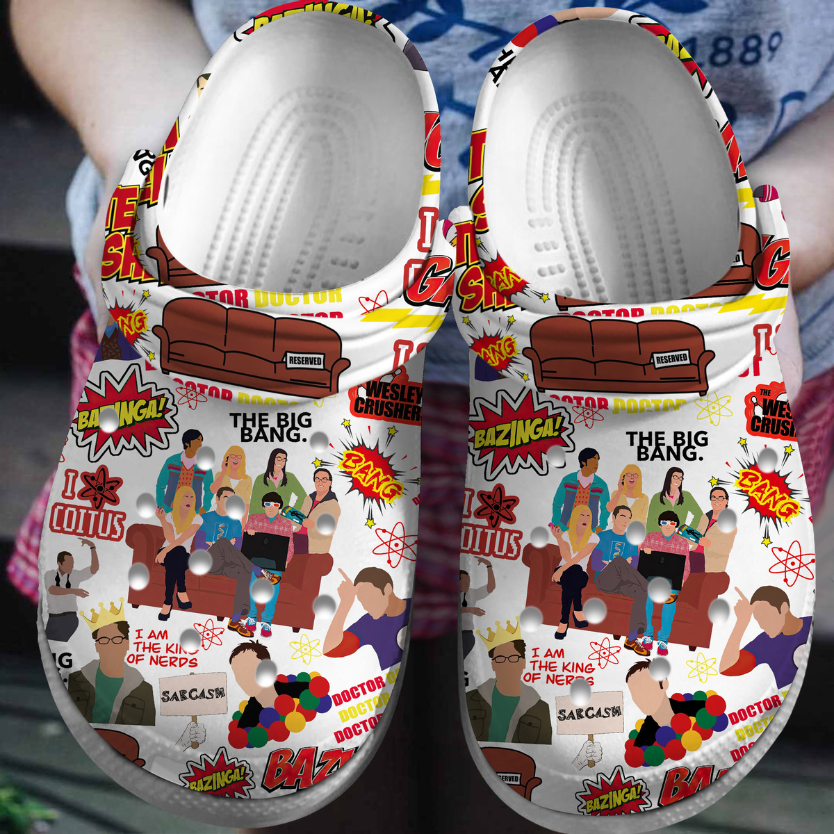 Big Bang Theory Crocss Clogs For Men Women And Kid 4Qasdjvz