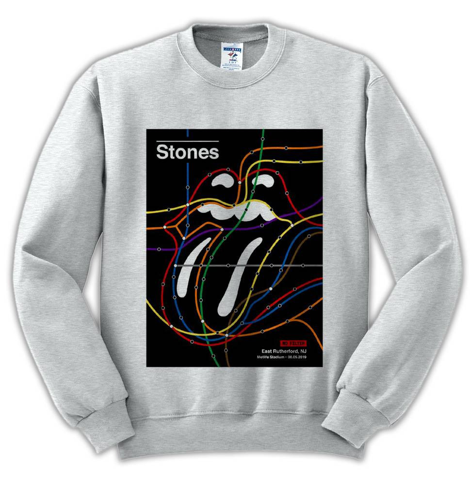 The Rolling Stones Merch East Rutherford Tshirt Sweatshirt Hoodie