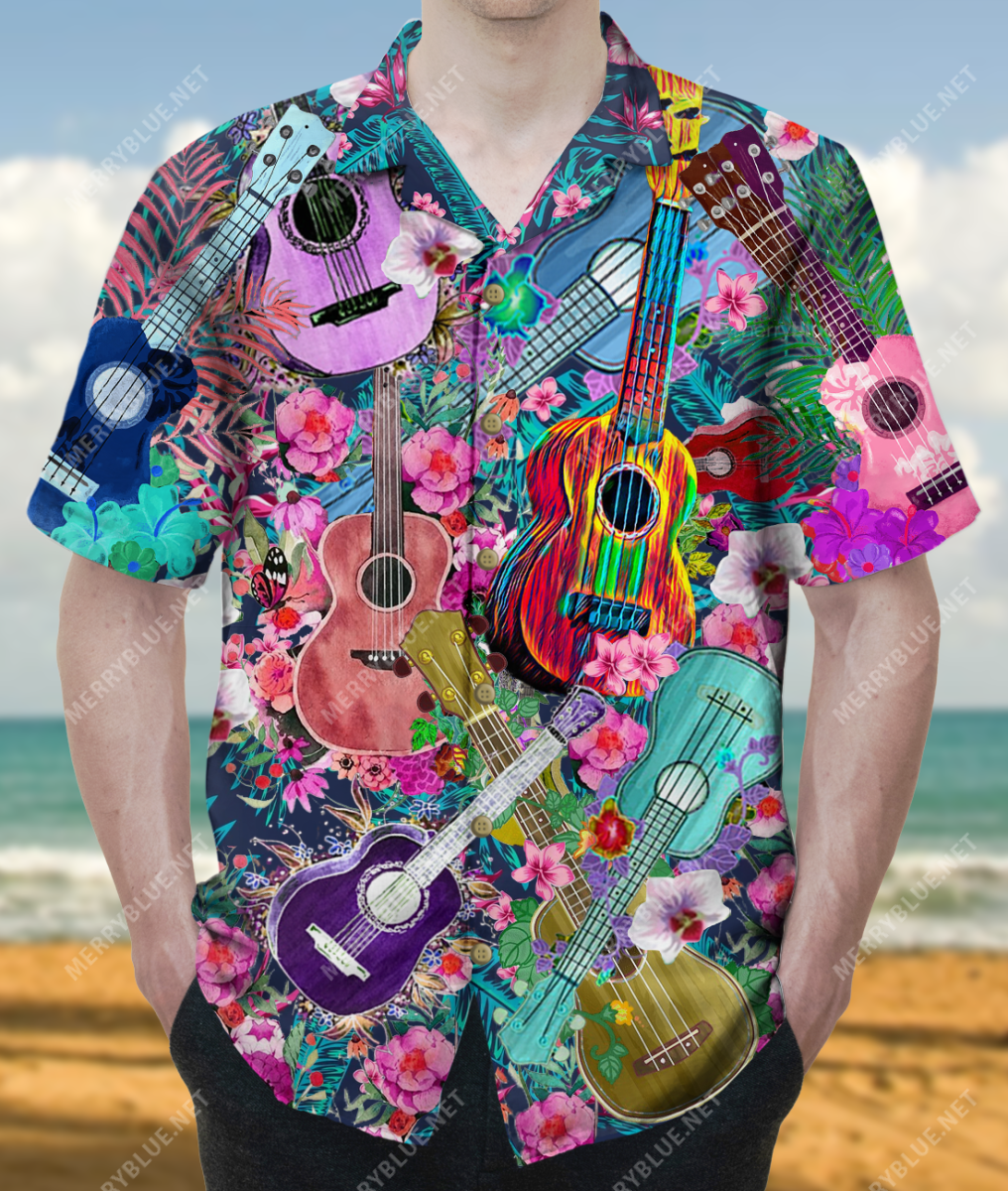 Every Place Is A Happy When You Play Ukelele Unisex Hawaii Shirt Ha32513