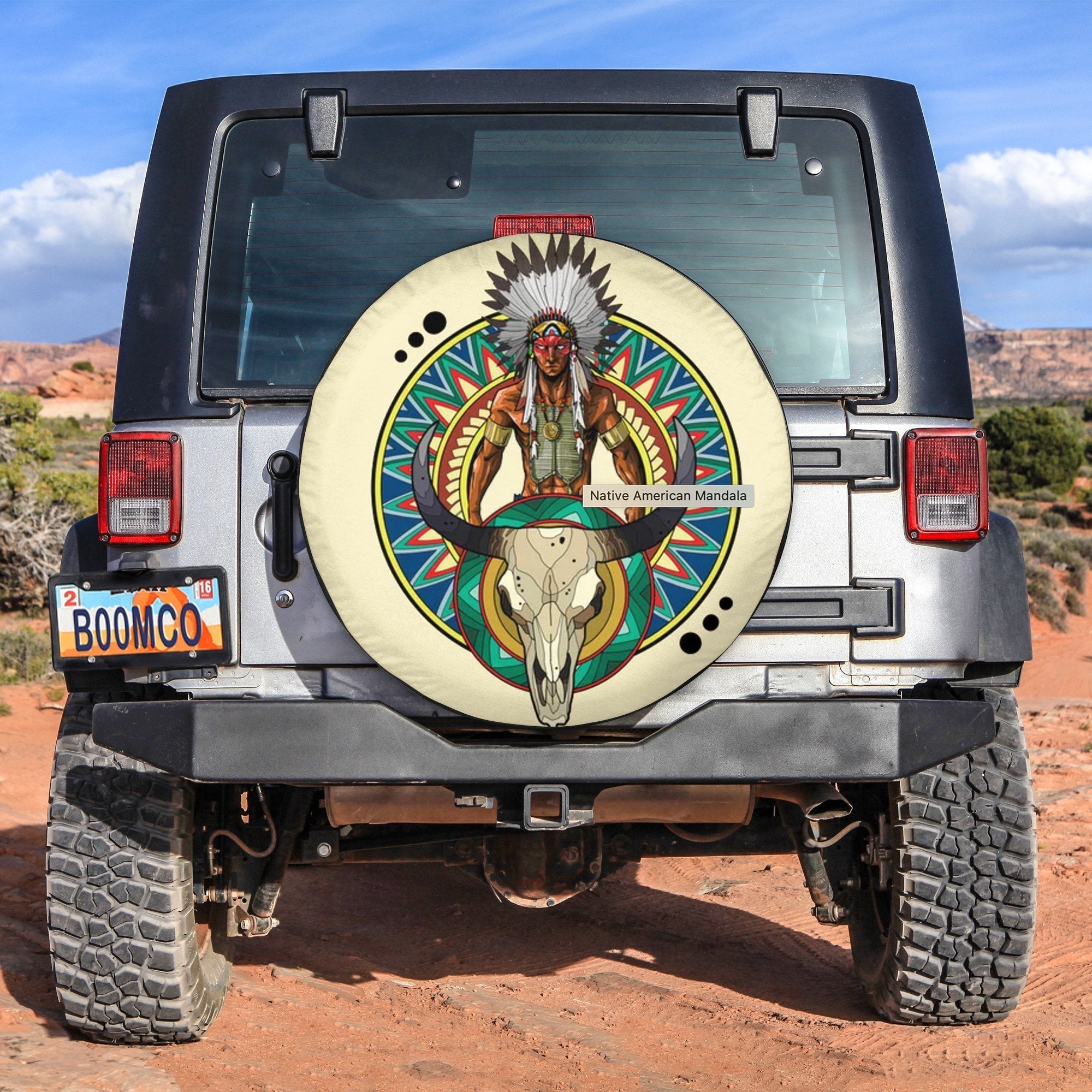 Jeep Native American Spare Tire Cover No.6 Lt6