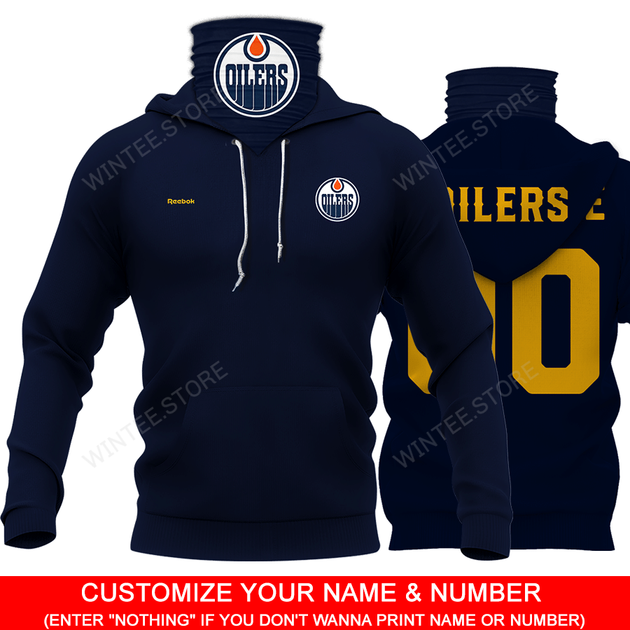 04Oilers002 – CUSTOMIZE YOUR NAME & NUMBER – HOT SALE 3D PRINTED