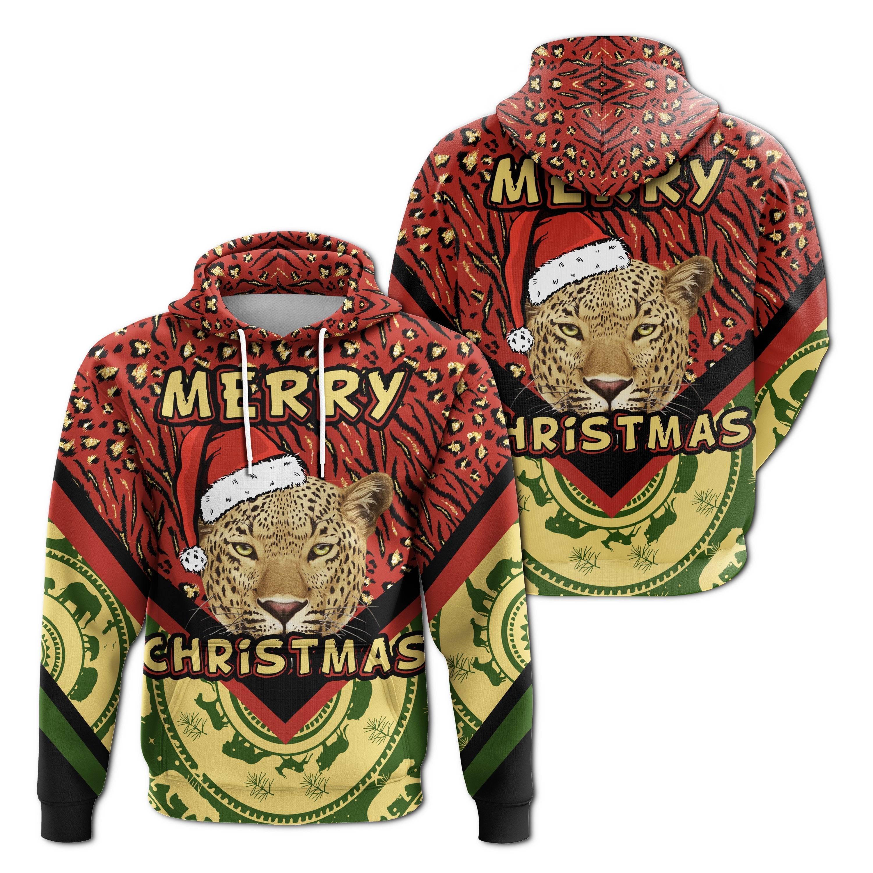 Greek Life Hoodie – Christmas Leopard Pullover