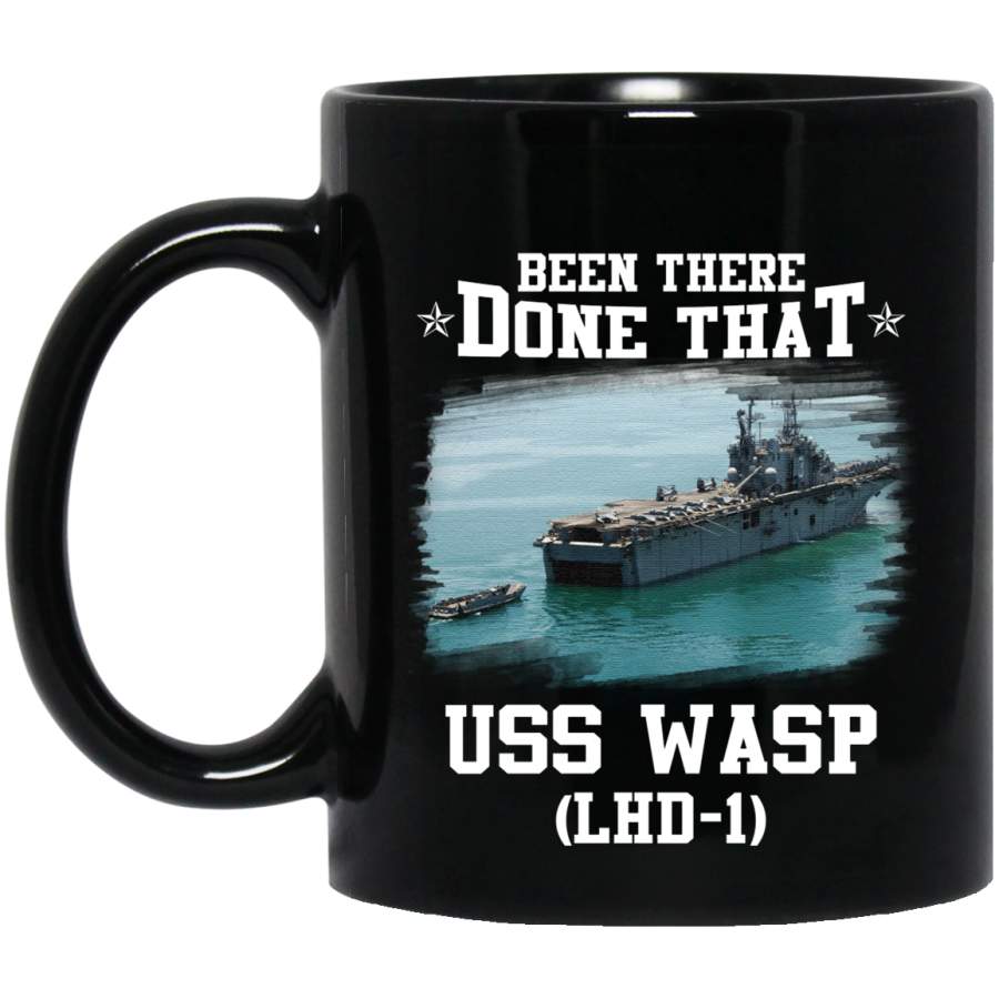 USS Wasp LHD-1  Veterans Day Christmas Gift Mug