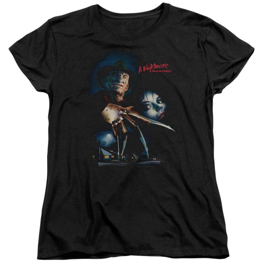 A Nightmare on Elm Street Elm Street Poster Women’s T-Shirt