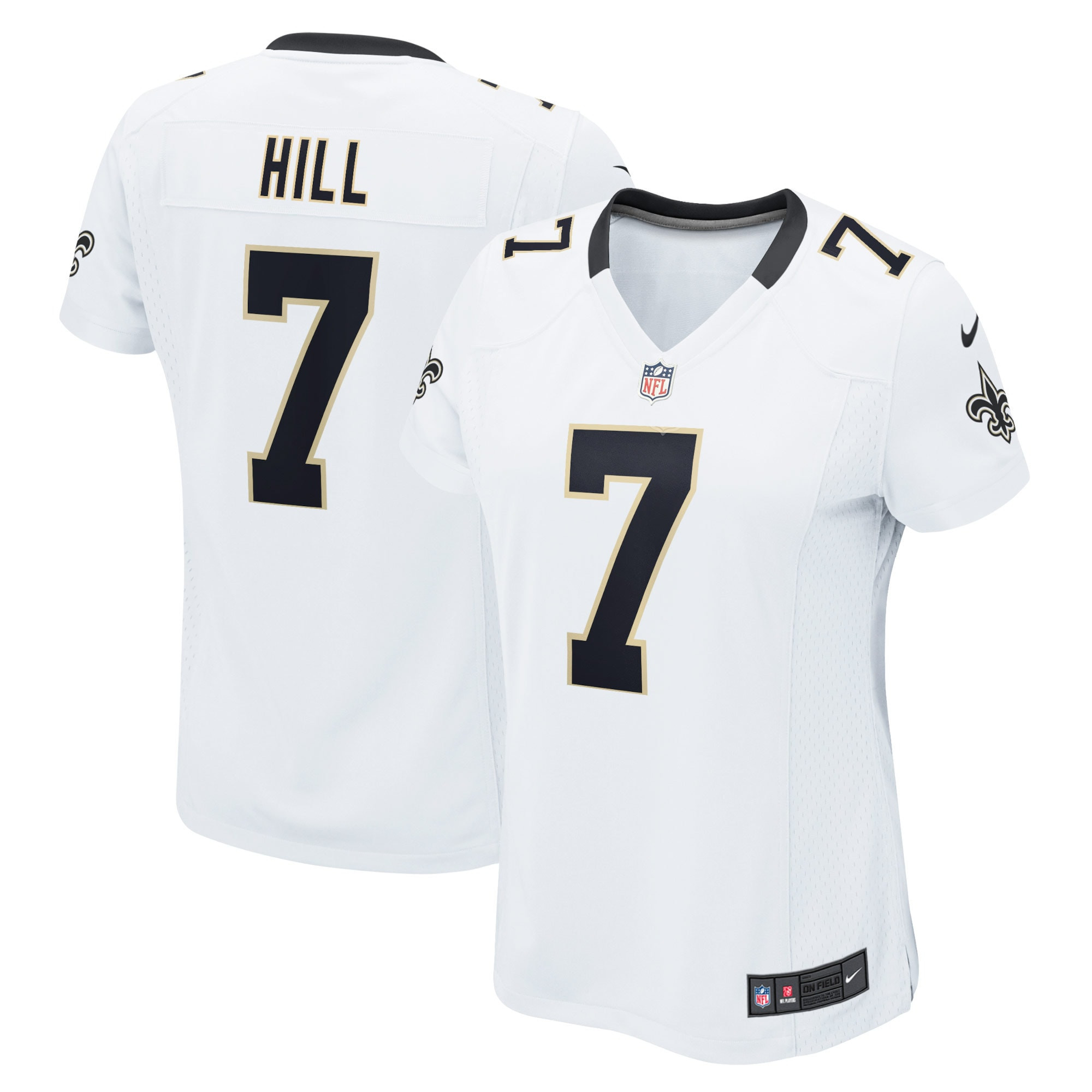 Taysom Hill New Orleans Saints Womens Game Jersey – White NFL