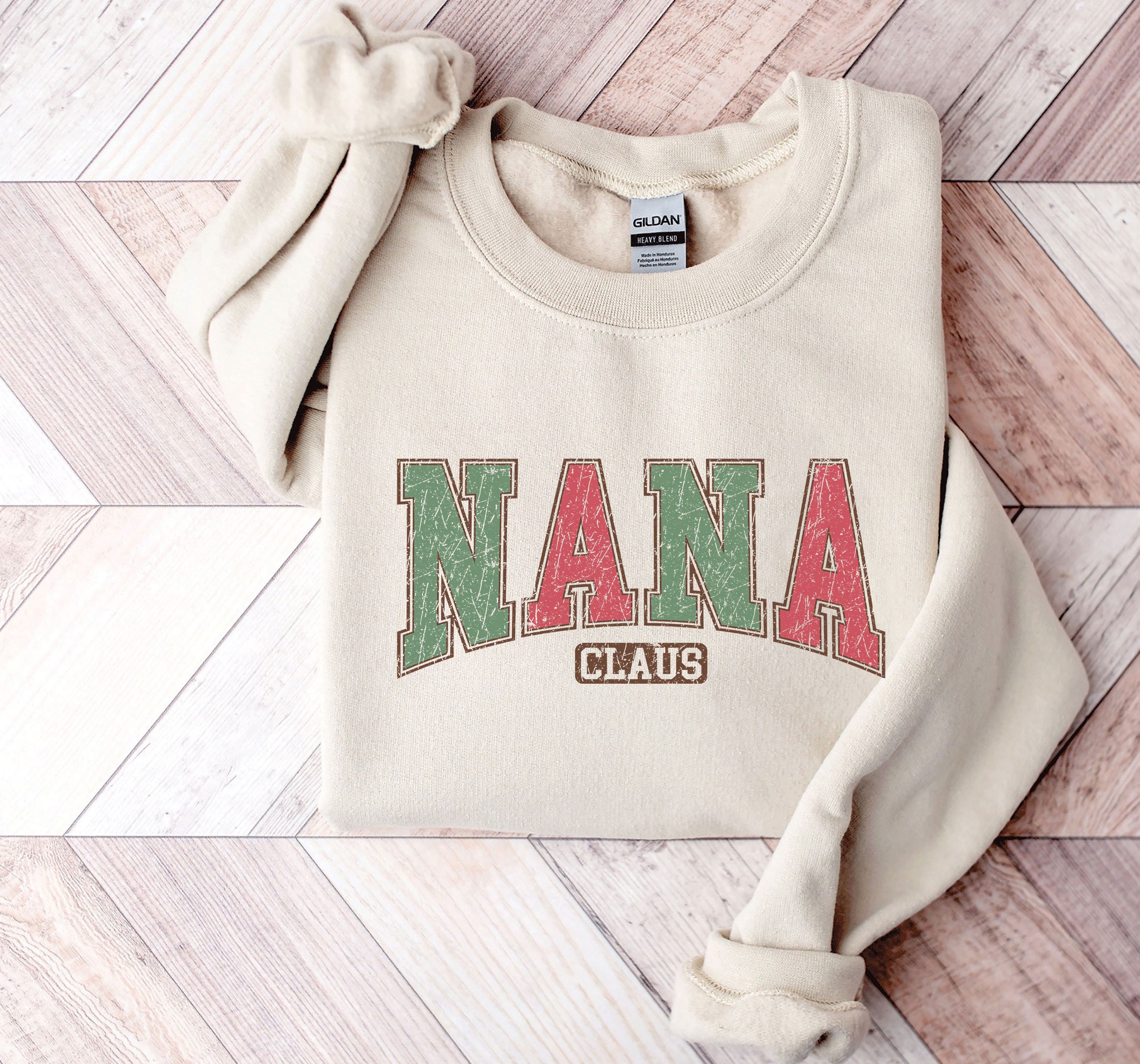 Nana Claus Christmas Sweatshirt, Christmas Nana Gift, Holiday sweatshirt, Christmas grandma Sweatshirt, iprintasty Christmas, Xmas Christmas