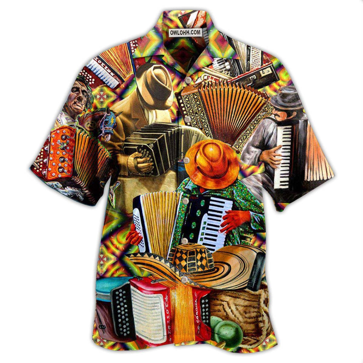 Accordion Music Where Words Failed Accordion Speaks – Hawaiian Shirt  – Owl Ohh