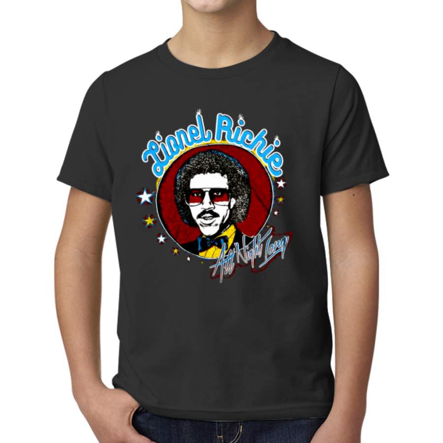 Vintage Lionel Richie All Night Long T-shirt Young T-Shirts