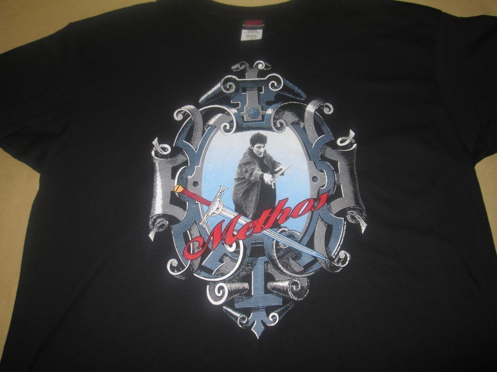 Vntg 90S Highlander Tv Show Shirt Black Methos Shirt