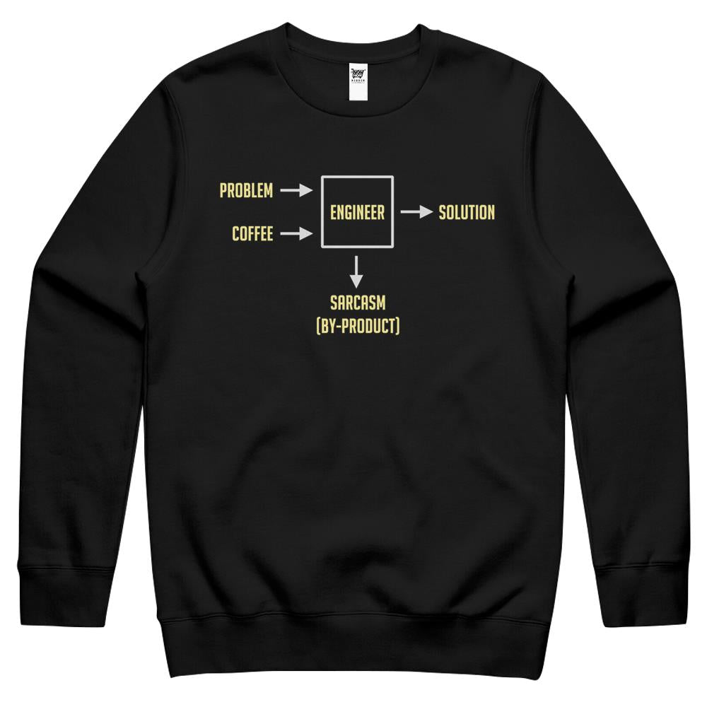 Engineering Sarcasm By-Product Crewneck Sweatshirt