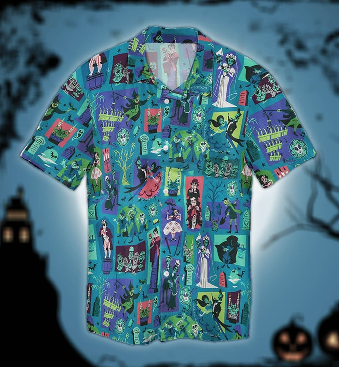 Happy Halloween Outfit Horror Cartoon Comic Theme Hawaii Aloha Shirts Dh Ha31329