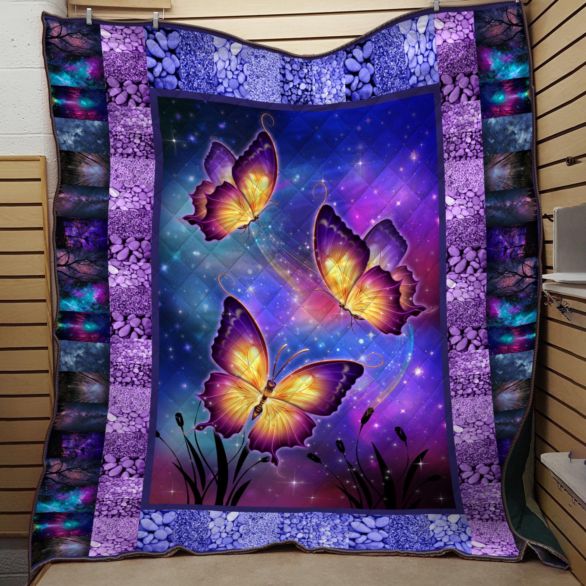 Mp1411 – Butterfly – Purple Butterflies – Quilt – Sothwarm