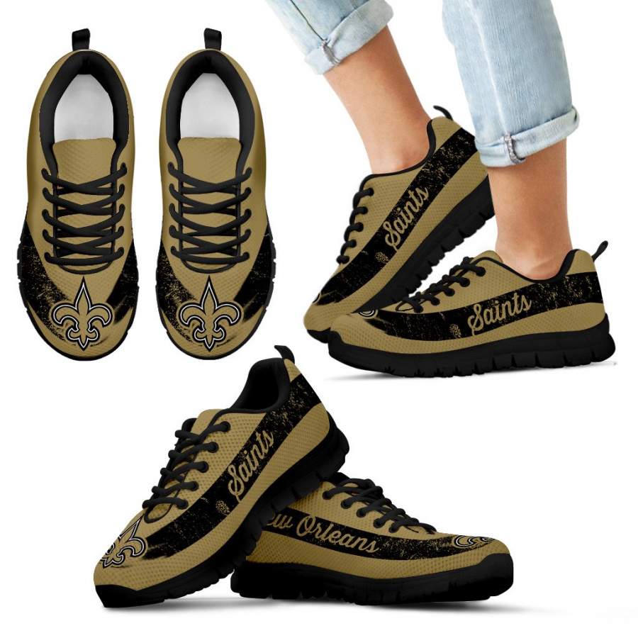 Single Line Logo New Orleans Saints Sneakers