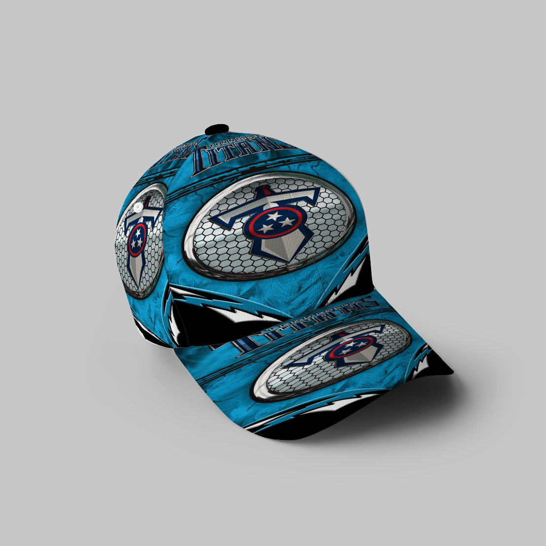 Tennessee Titans Emblem V12 3D Printing Baseball Cap Classic Hat