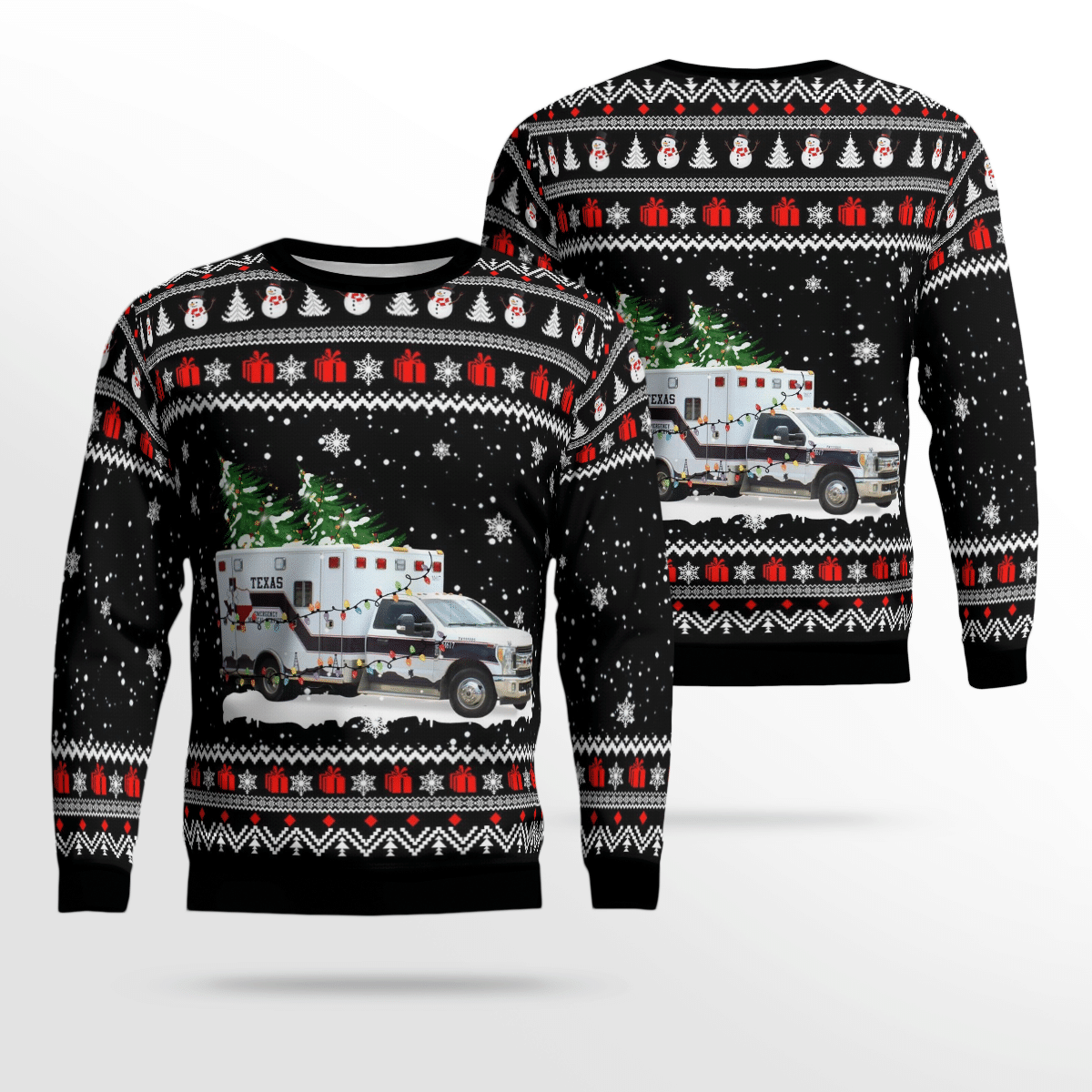 Texas Ems Christmas Sweater, Gift For Christmas Ugly Sweater