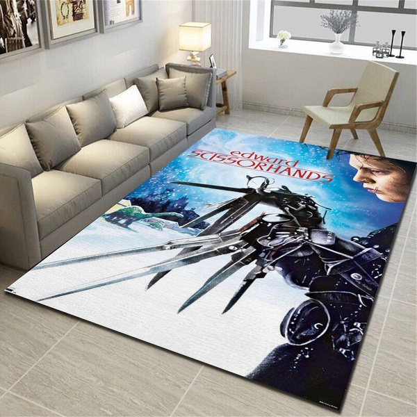 Edward Scissorhands Home Rug, Living Room Bedroom Carpet