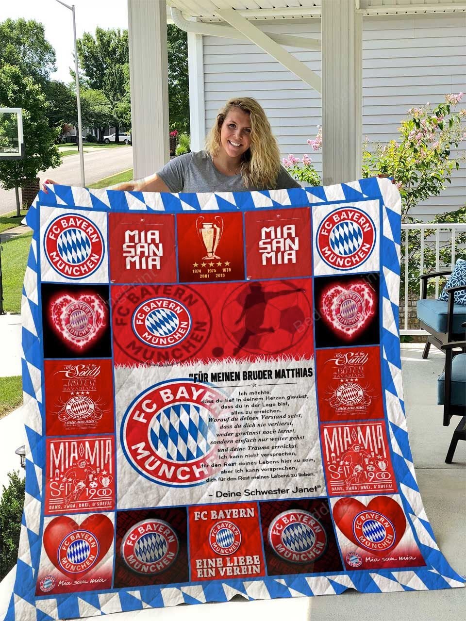 Bayern Munich Quilt Blanket