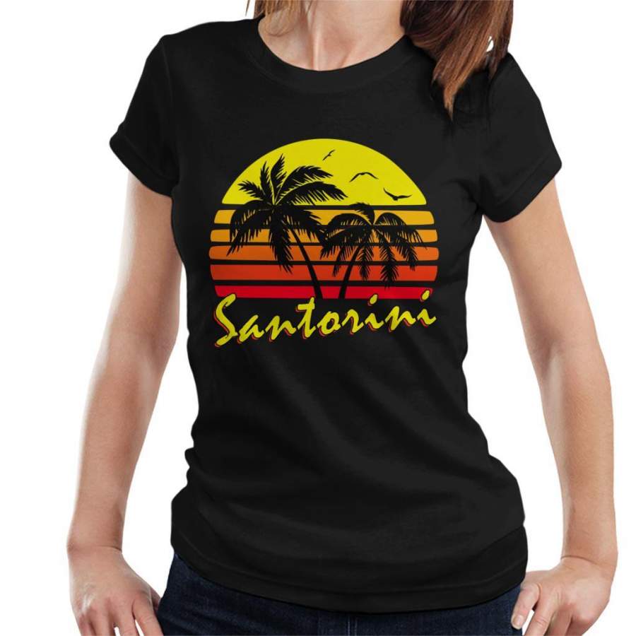 Santorini Vintage Sun Women’s T-Shirt