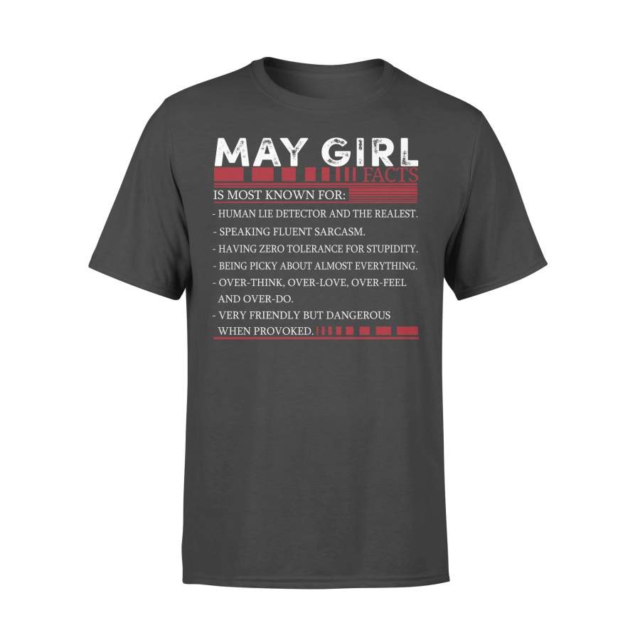 Best May Girl Facts Shirt