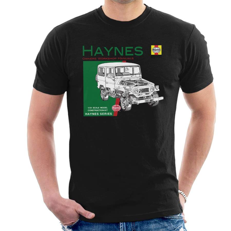 Haynes Owners Workshop Manual 0313 Toyota Landcruiser Men’s T-Shirt
