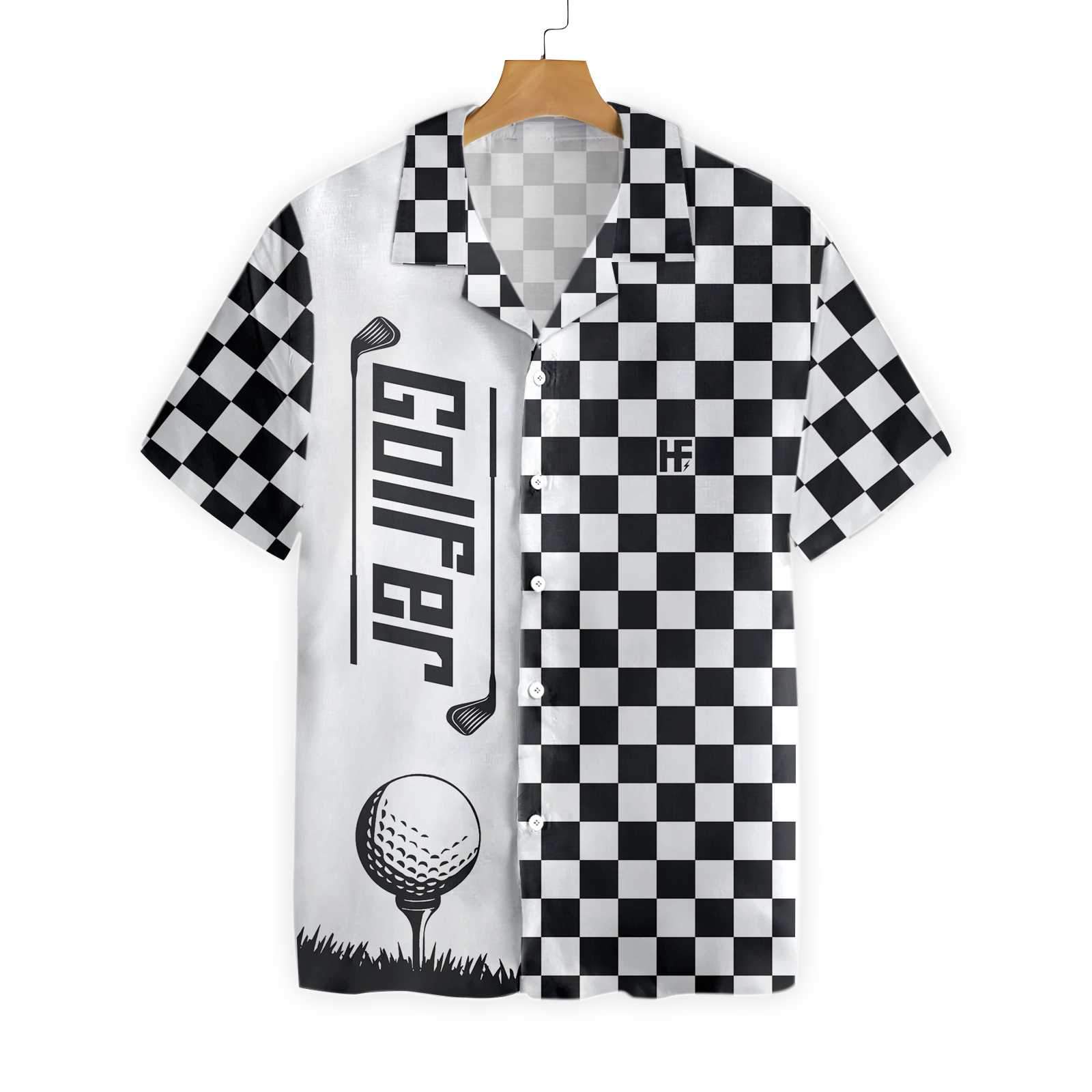 Checkerboard Style Golfer 0901 Hawaii Shirt Ha42137