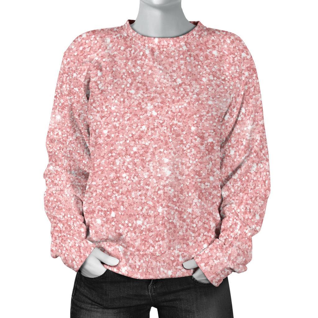 pink glitter sweater