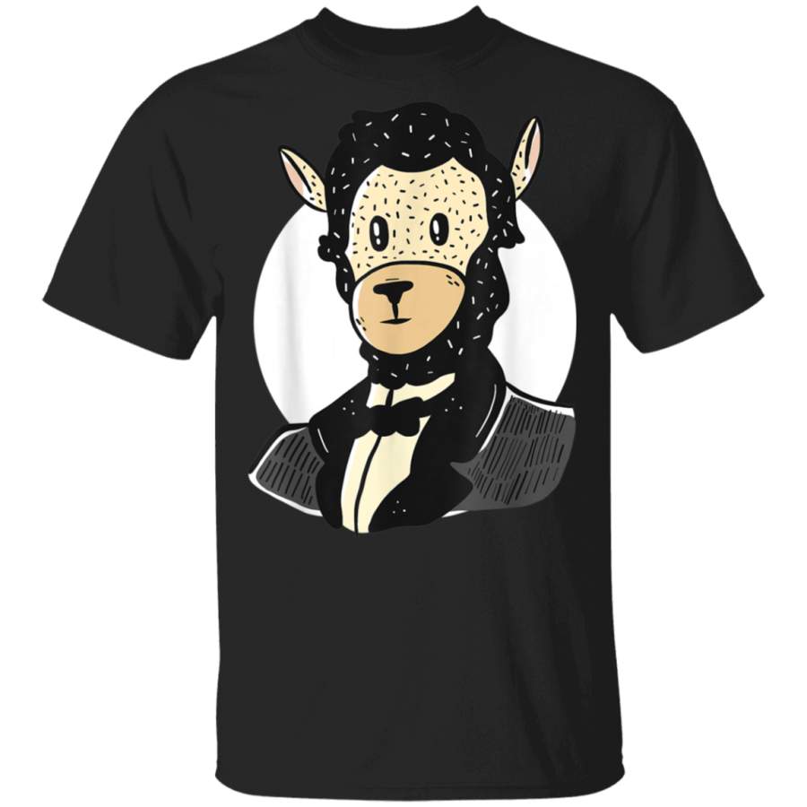 Abraham Lincoln Llama President  Funny 4th of July TShirt