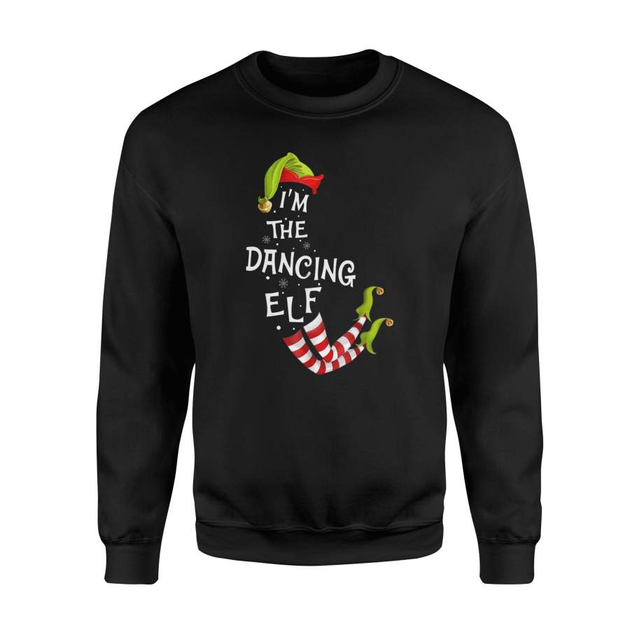 I’m The Dancing Elf Ugly Christmas Sweater Pajama Shirt – Standard Fleece Sweatshirt