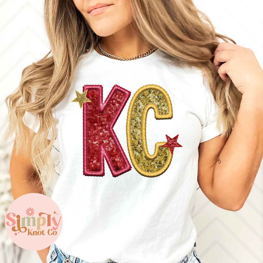 Kansas City Shirt for Women, KC Football Tshirt, Kansas City Gift, Kansas City Football Shirt, Kansas City Crewneck Shirt, KC Graphic Tee