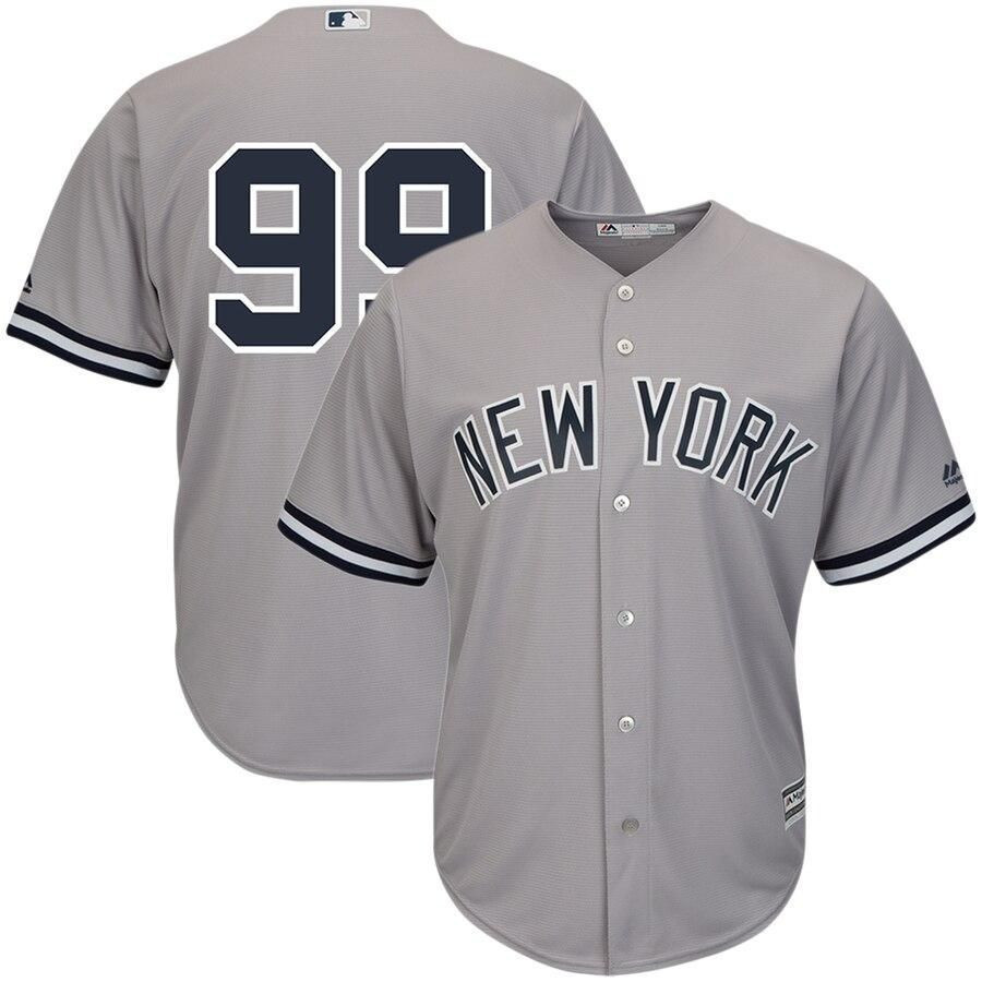 Aaron Judge New York Yankees Cool Base Player Jersey – Gray