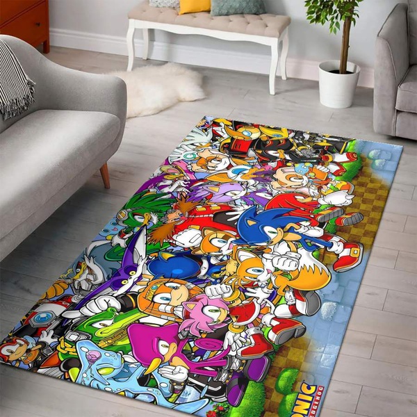 Sonic the Hedgehog Area Rug, Movie OFD 2002202