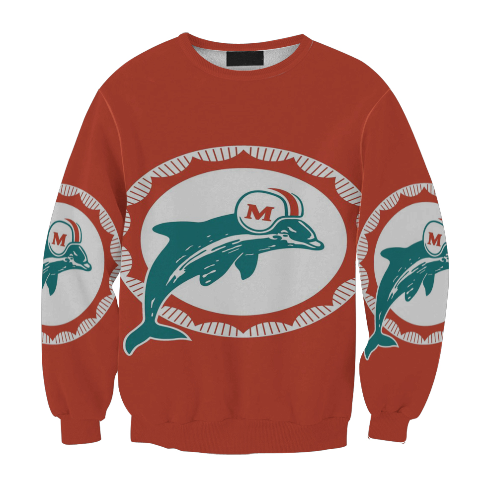 Miami Dolphins Logo 14 Gift For Fan 3D Full Printing Sweatshirt