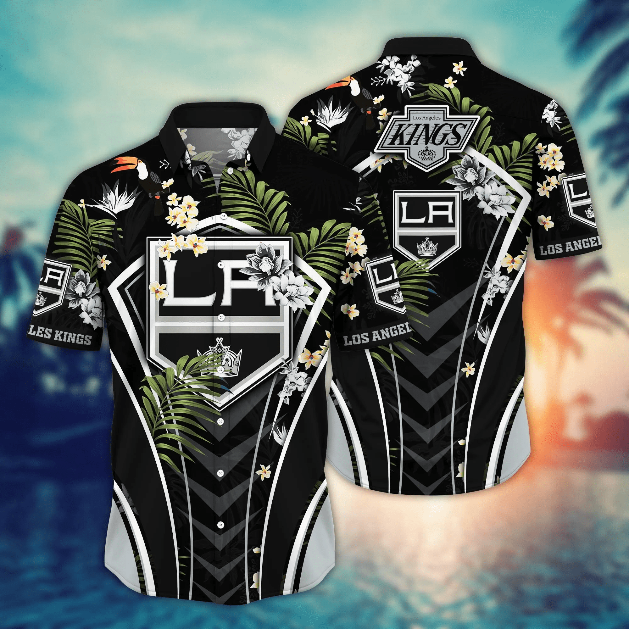 Los Angeles Kings Nhl Hawaiian Shirt Sunscreen Aloha Shirt