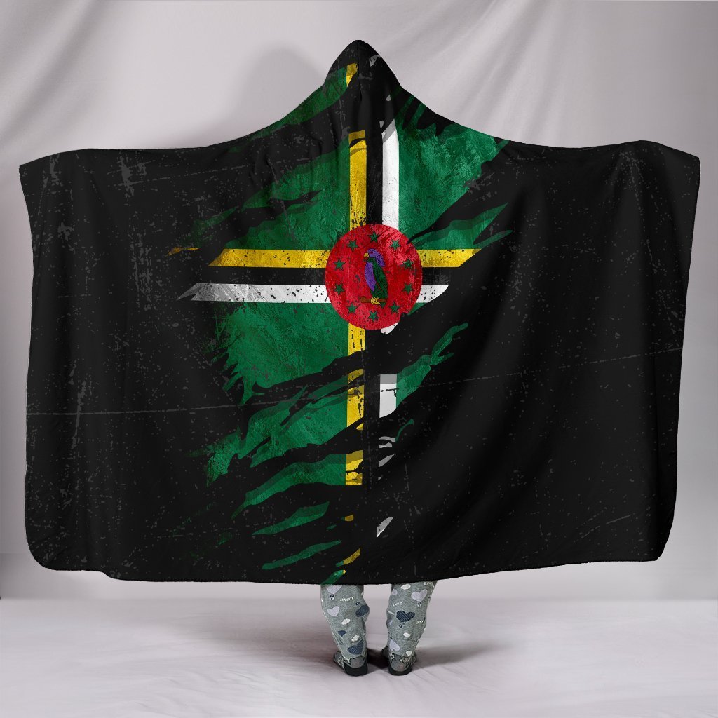ViticStore™ 3D All Over Printed Dominica In Me Hooded Blanket