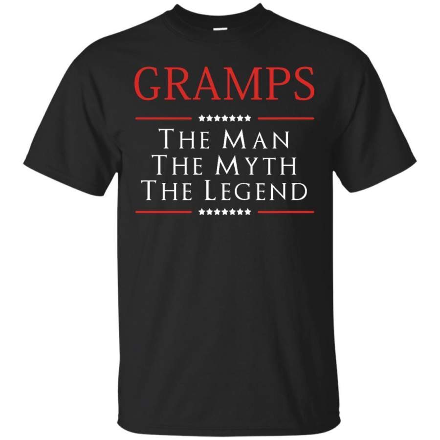 AGR GRAMPS The Man The Myth The Legend Gift for Gramps Tshirt