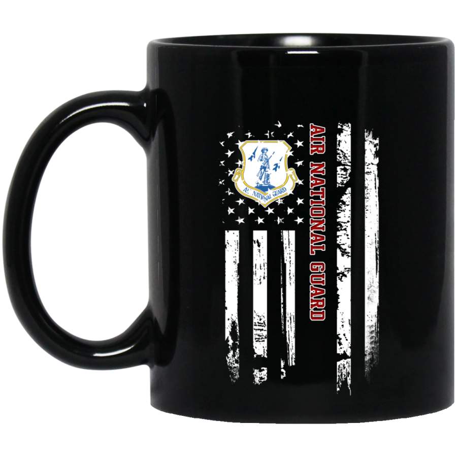 Air National Guard Veteran American Flag Tshirt Veterans Day Christmas Gift Mug