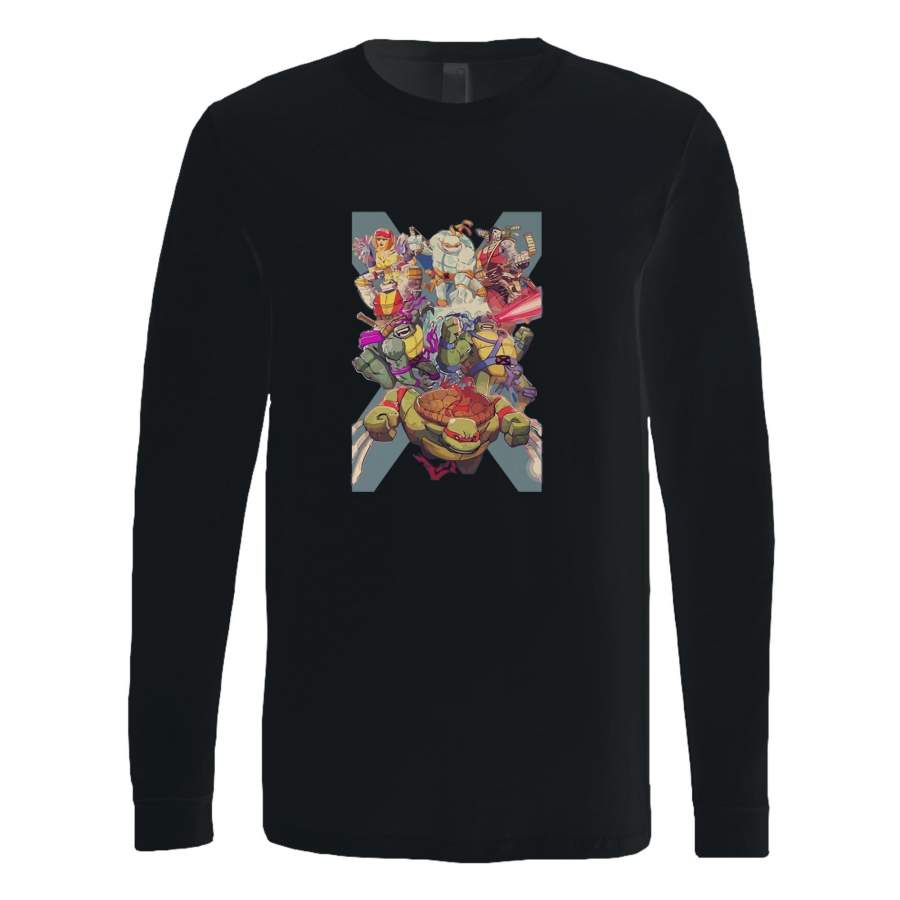 teenage mutant ninja turtle x men Long Sleeve T-Shirt Tee