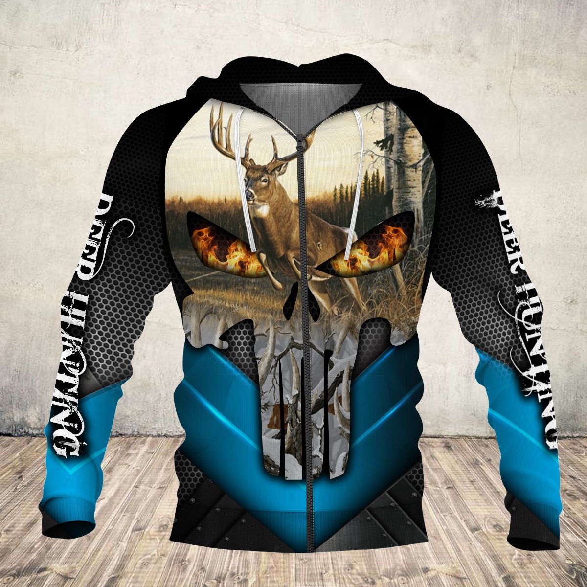 TDT232010A02RT DEER HUNTER 3D HOODIE QQ